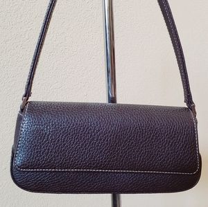 New Liz Claiborne Brown Baguette Bag